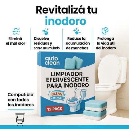 AutoClean™ PACK 12 PASTILLAS EFERVESCENTES PARA INODORO