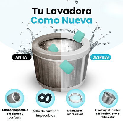 2X1 PASTILLAS PARA LAVARROPAS AUTOCLEAN PRO (24 UNIDADES)