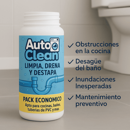 AutoClean™ Limpia y destapa tus cañerias