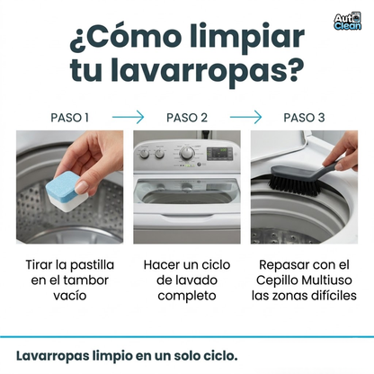 AUTOCLEAN™ | Cepillo Multiuso para Lavarropas