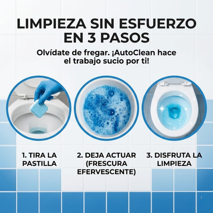 AutoClean™ PACK 12 PASTILLAS EFERVESCENTES PARA INODORO