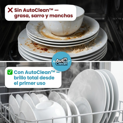 AutoClean™ - Lavavajillas en Tabletas · 3 en 1 · 30 tabletas