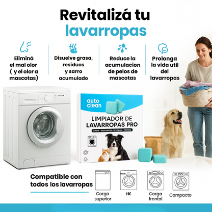 2X1 PASTILLAS PARA LAVARROPAS AUTOCLEAN PRO (24 UNIDADES)