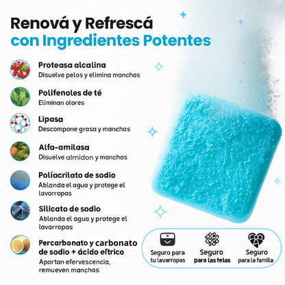 2X1 PASTILLAS PARA LAVARROPAS AUTOCLEAN PRO (24 UNIDADES)